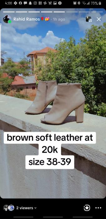 Open boot heels